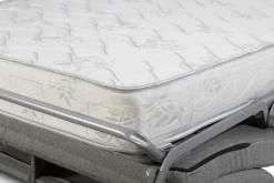 Hot Miliboo Sofá cama 3 plazas nórdico gris claro con colchón de 18 cm SKANDY