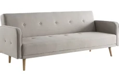 New Miliboo Sofá convertible 3 plazas diseño escandinavo beige ULLA