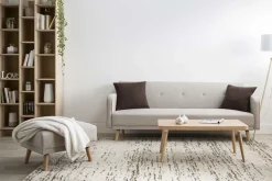 New Miliboo Sofá convertible 3 plazas diseño escandinavo beige ULLA