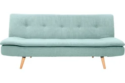 Cheap Miliboo Sofá convertible diseño escandinavo 3 plazas azul lago SENSO