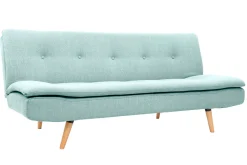 Cheap Miliboo Sofá convertible diseño escandinavo 3 plazas azul lago SENSO