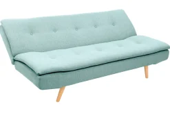 Cheap Miliboo Sofá convertible diseño escandinavo 3 plazas azul lago SENSO
