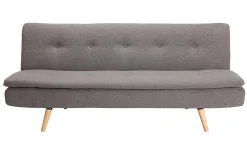 Best Miliboo Sofá convertible diseño escandinavo 3 plazas gris oscuro SENSO