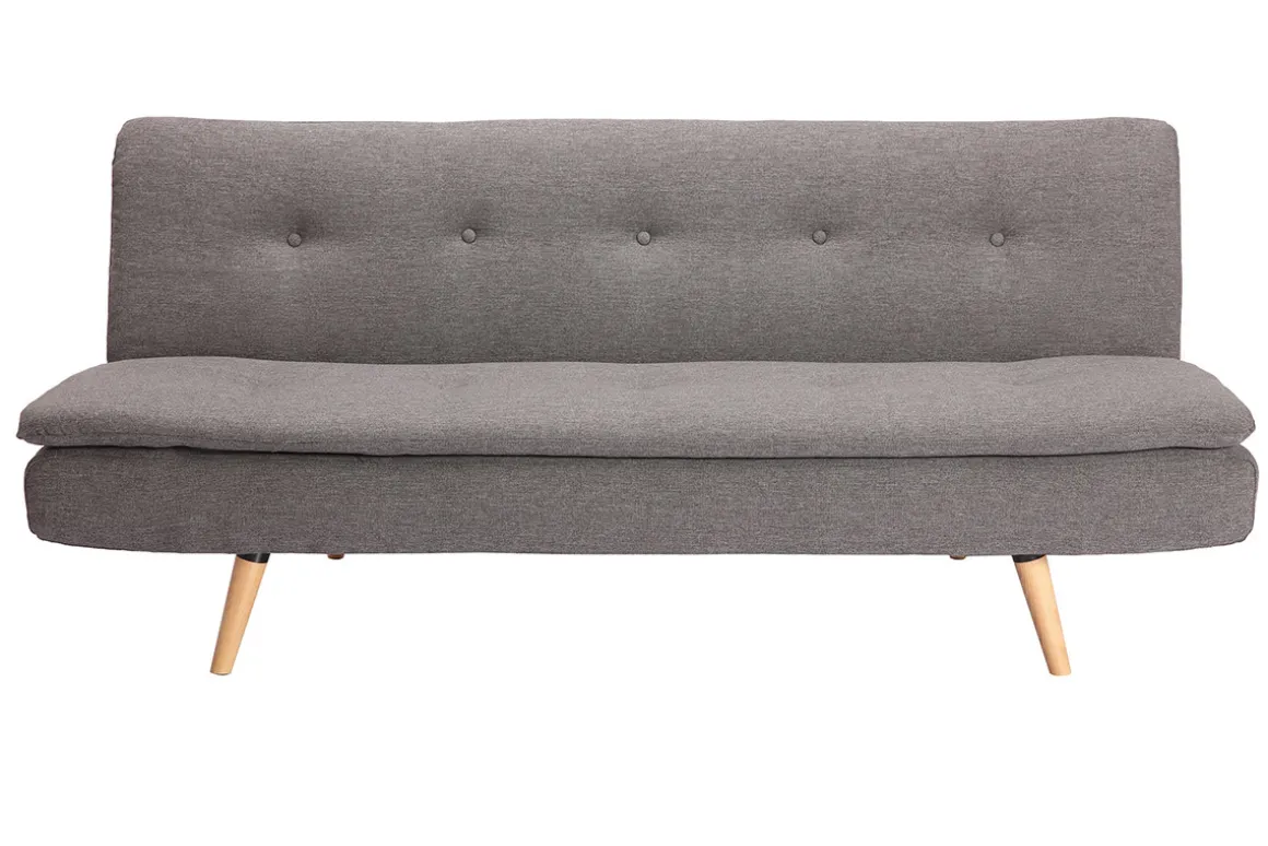 Best Miliboo Sofá convertible diseño escandinavo 3 plazas gris oscuro SENSO