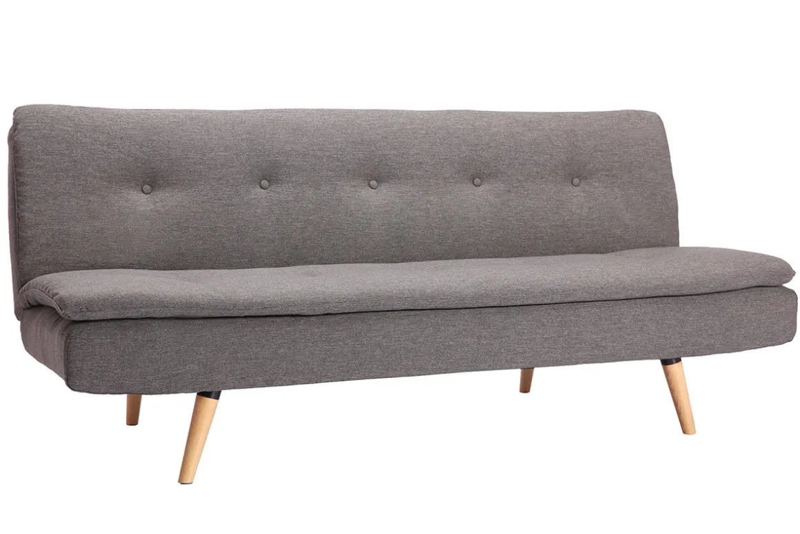 Best Miliboo Sofá convertible diseño escandinavo 3 plazas gris oscuro SENSO