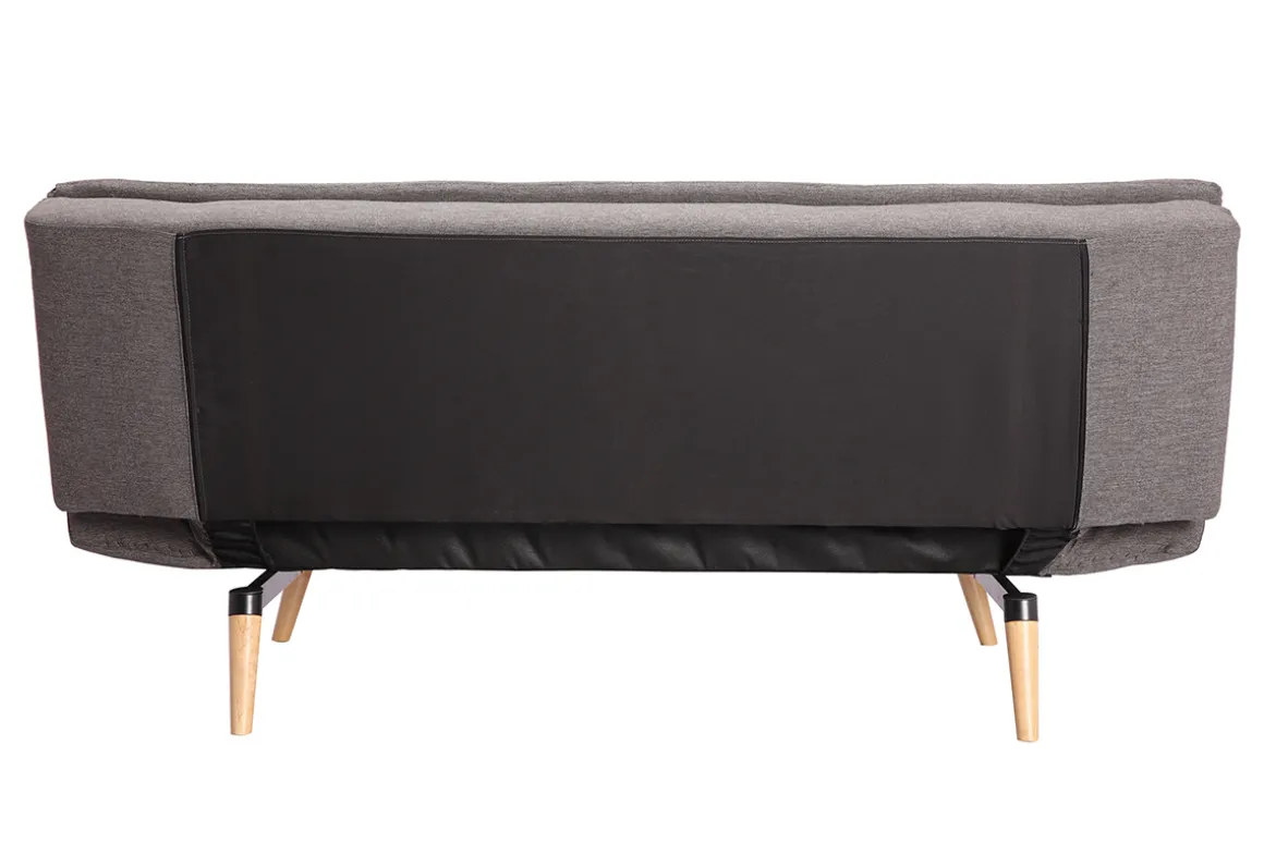 Best Miliboo Sofá convertible diseño escandinavo 3 plazas gris oscuro SENSO