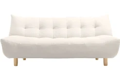 Sale Miliboo Sofá convertible diseño escandinavo natural YUMI