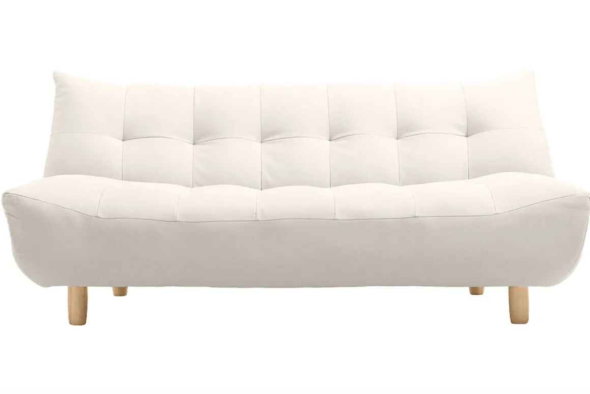 Sale Miliboo Sofá convertible diseño escandinavo natural YUMI