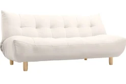 Sale Miliboo Sofá convertible diseño escandinavo natural YUMI