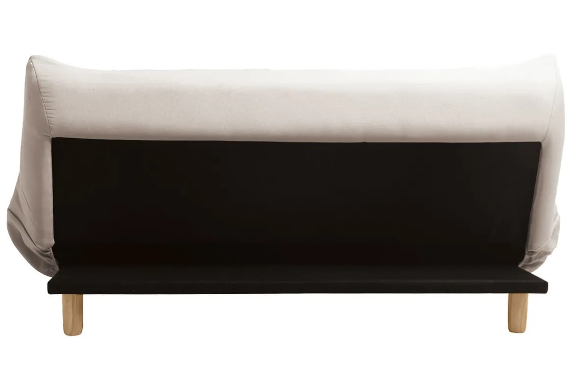 Sale Miliboo Sofá convertible diseño escandinavo natural YUMI