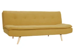 Cheap Miliboo Sofá convertible nórdico 3 plazas amarillo SENSO