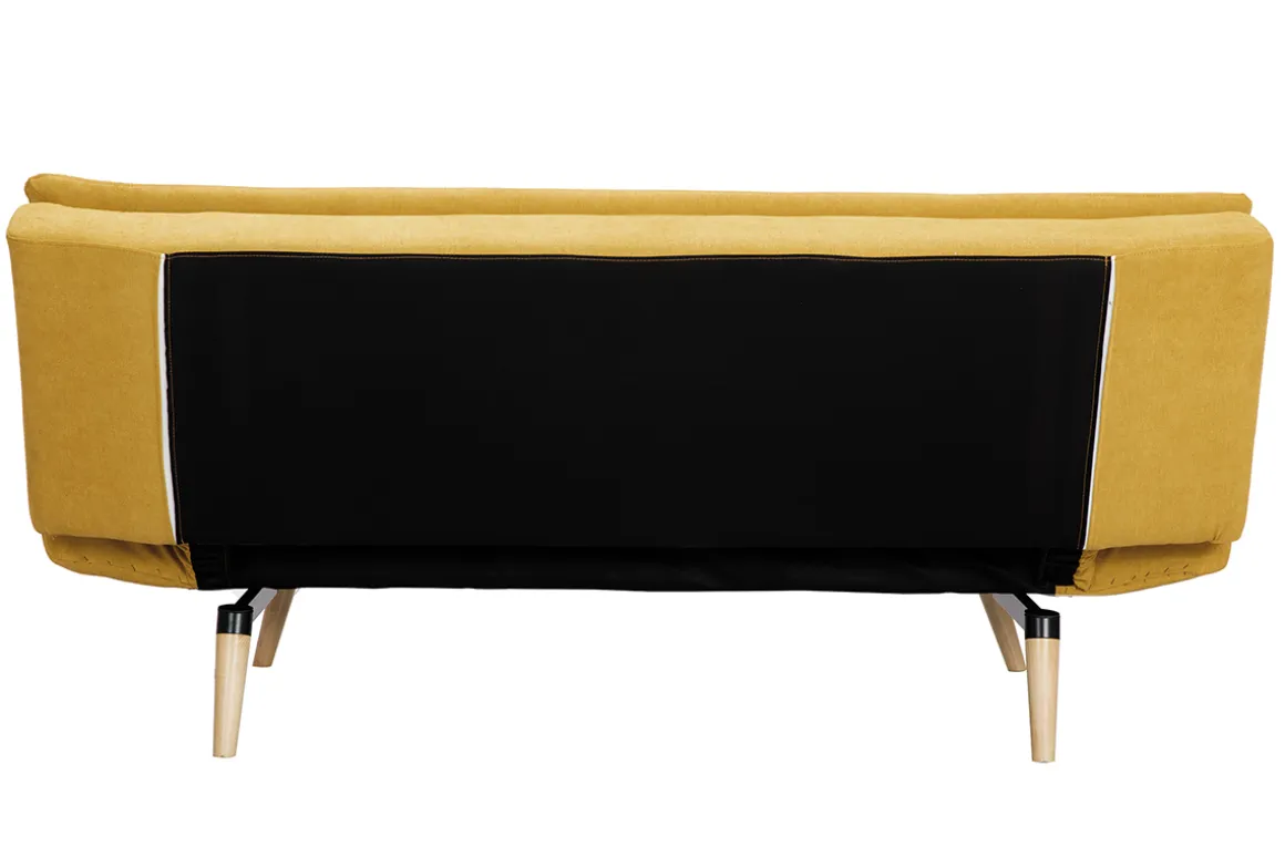 Cheap Miliboo Sofá convertible nórdico 3 plazas amarillo SENSO