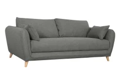 Best Sale Miliboo Sofá convertible nórdico 3 plazas gris antracita CREEP