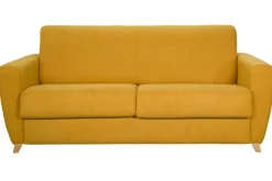 Cheap Miliboo Sofá convertible nórdico amarillo mostaza GRAHAM