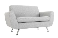 Online Miliboo Sofá de diseño 2 plazas gris PURE