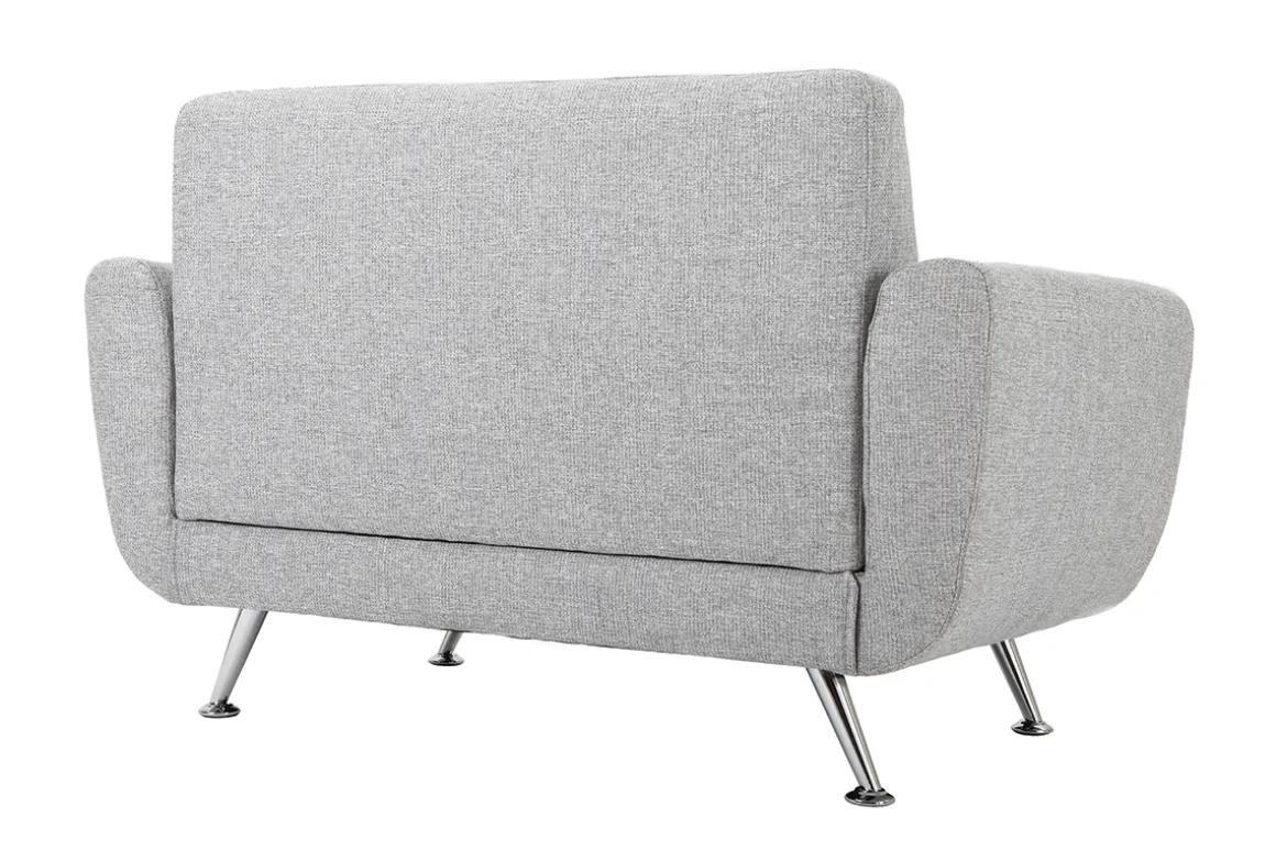Online Miliboo Sofá de diseño 2 plazas gris PURE