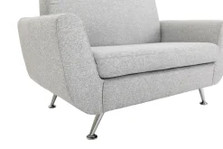 Online Miliboo Sofá de diseño 2 plazas gris PURE