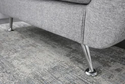 Online Miliboo Sofá de diseño 2 plazas gris PURE