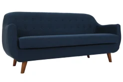 Store Miliboo Sofá diseño 3 plazas azul YNOK