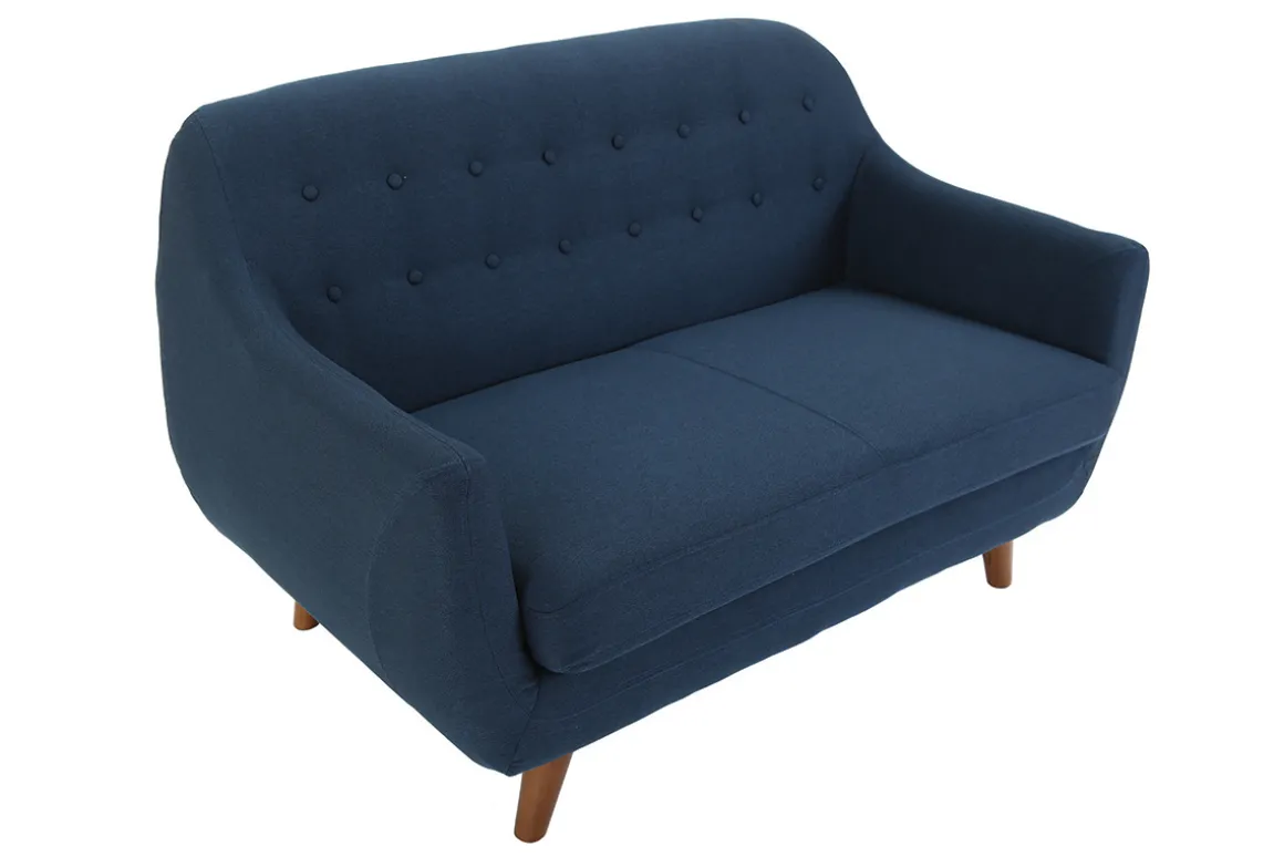 Best Miliboo Sofá diseño 2 plazas azul YNOK