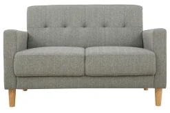 Best Sale Miliboo Sofá diseño 2 plazas gris MOON