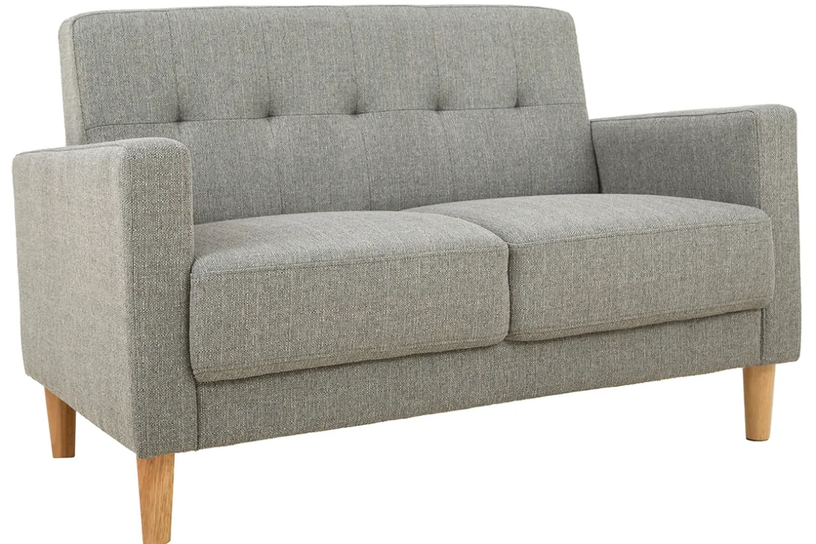 Best Sale Miliboo Sofá diseño 2 plazas gris MOON