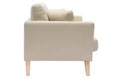 Flash Sale Miliboo Sofá nórdico 2 plazas desenfundable tejido beige OSLO