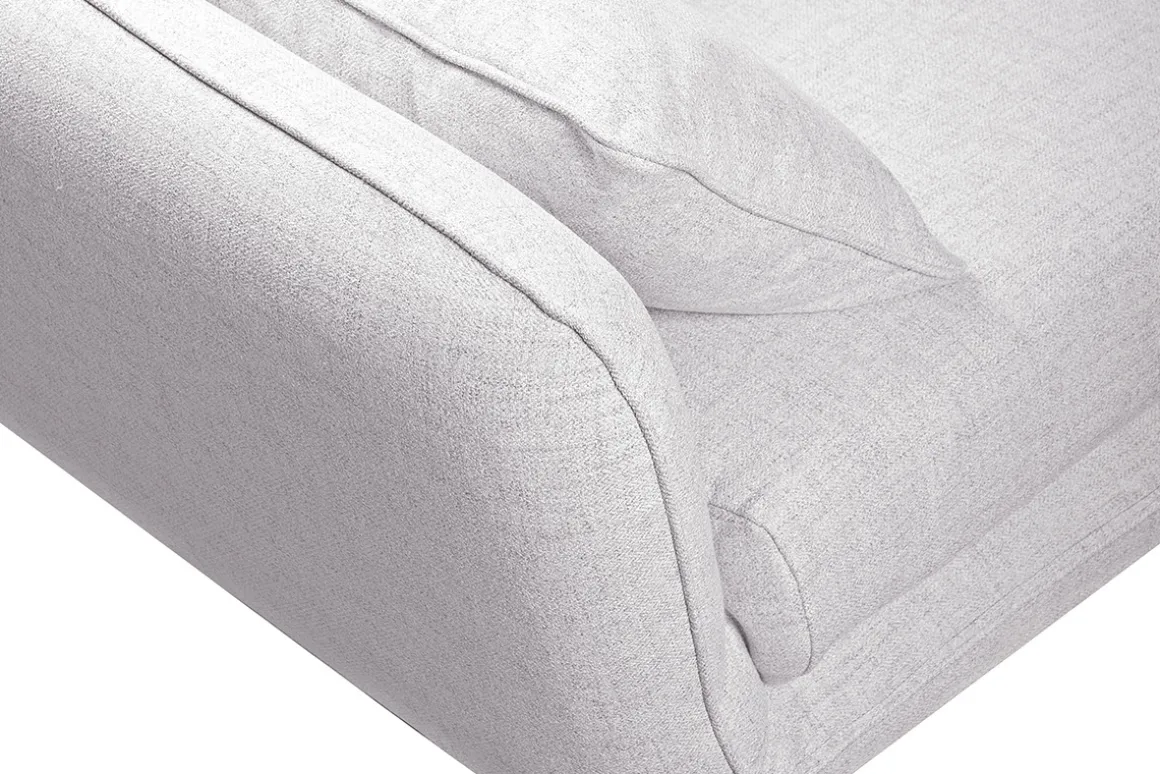 Clearance Miliboo Sofá nórdico 3 plazas gris claro CREEP