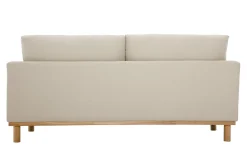 Best Miliboo Sofá nórdico 3 plazas beige HOBART