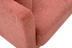 Sale Miliboo Sofá nórdico 2 plazas con funda desenfundable efecto aterciopelado color terracota OSLO