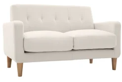 Best Sale Miliboo Sofá nórdico tejido natural 2 plazas LUNA