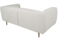 Hot Miliboo Sofá 2-3 plazas nórdico de tela beige y madera MORRIS