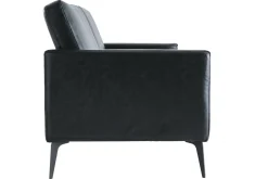 Cheap Miliboo Sofá vintage negro 3 plazas RICCI