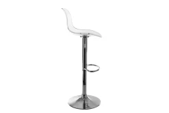 Shop Miliboo Taburete de bar de diseño transparente (lote de 2) GALILEO