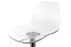 Hot Miliboo Taburete de bar de diseño transparente GALILEO