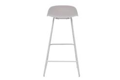 Fashion Miliboo Taburete de bar diseño blanco lote de 2 ELLA