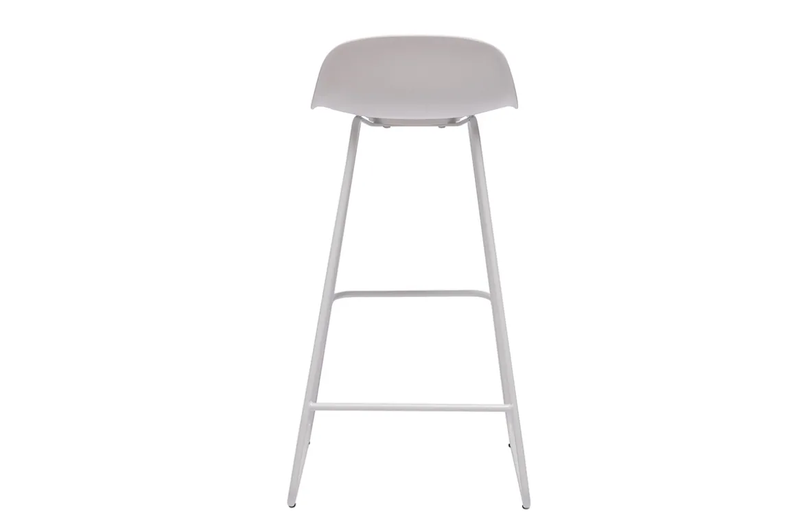 Fashion Miliboo Taburete de bar diseño blanco lote de 2 ELLA
