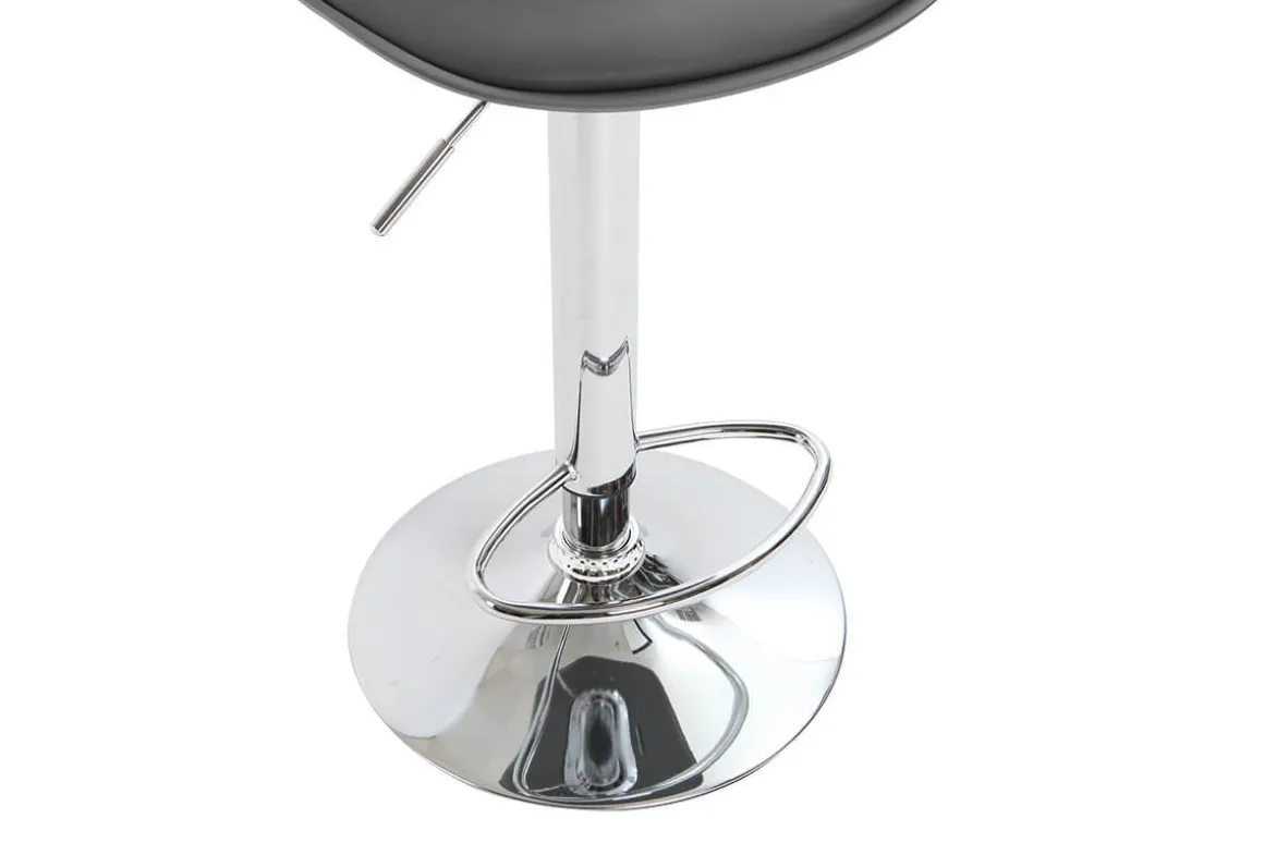 Best Miliboo Taburete de bar diseño gris lote de 2 STEEVY
