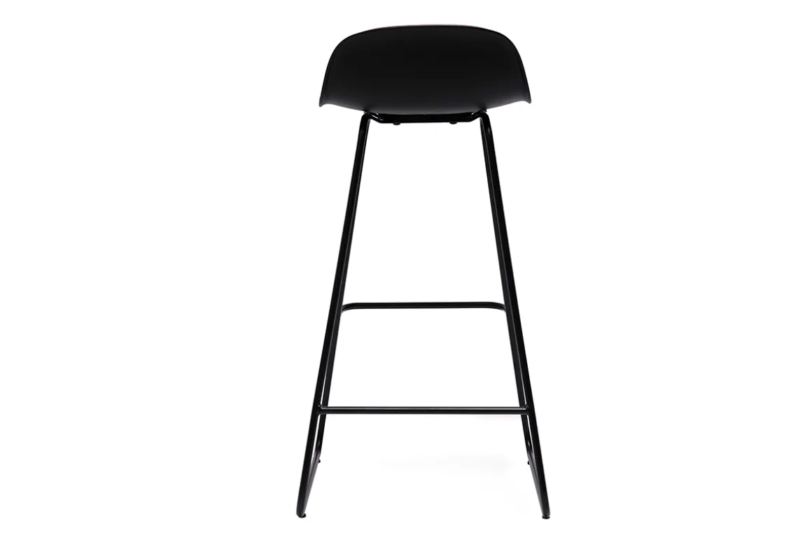 Hot Miliboo Taburete de bar diseño negro lote de 2 ELLA