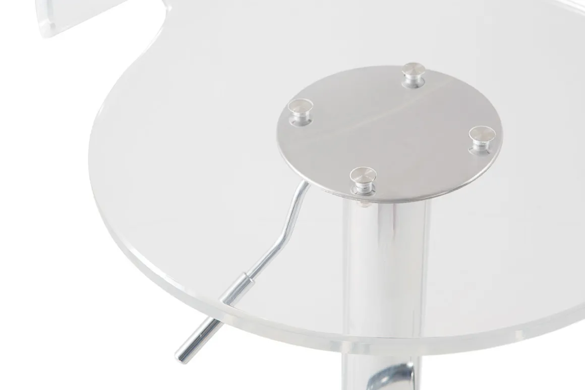 Shop Miliboo Taburete de bar diseño plexiglas transparente lote de 2 ORION