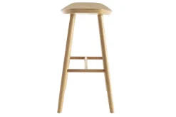Best Sale Miliboo Taburete de bar madera clara 65 cm DEMORY