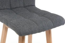 Cheap Miliboo Taburete de bar madera y gris oscuro 65cm lote de 2 KLARIS
