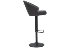 Outlet Miliboo Taburete de bar tejido gris IZAAC