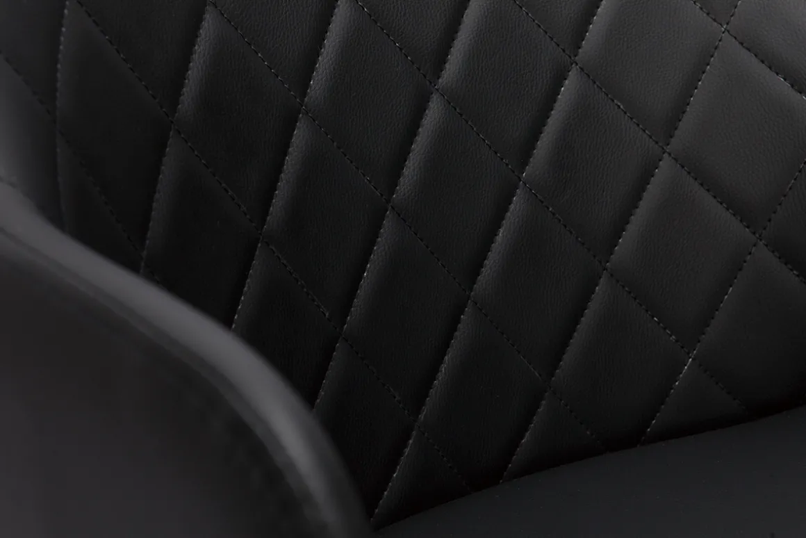 Online Miliboo Taburete de cocina de diseño regulable negro con madera oscura LUCIEN