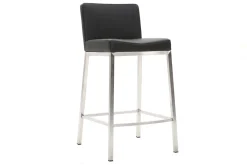 Flash Sale Miliboo Taburete diseño 66cm negro lote de 2 EPSILON