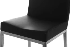 Flash Sale Miliboo Taburete diseño 66cm negro lote de 2 EPSILON