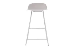 Best Sale Miliboo Taburetes de bar blancos A65 cm (lote de 2) ELLA
