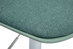 New Miliboo Taburetes de bar diseño verde gris (juego de 2) STEEVY