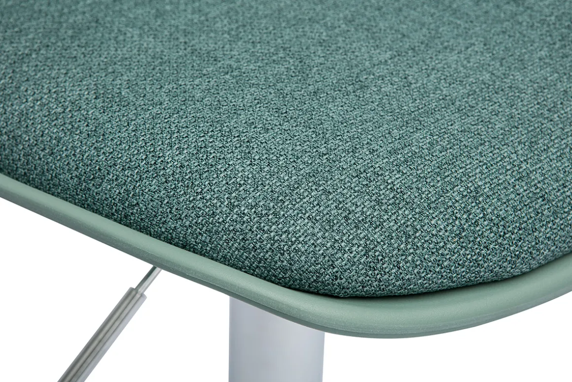 New Miliboo Taburetes de bar diseño verde gris (juego de 2) STEEVY