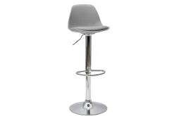 Sale Miliboo Taburetes de bar gris claro (lote de 2) STEEVY